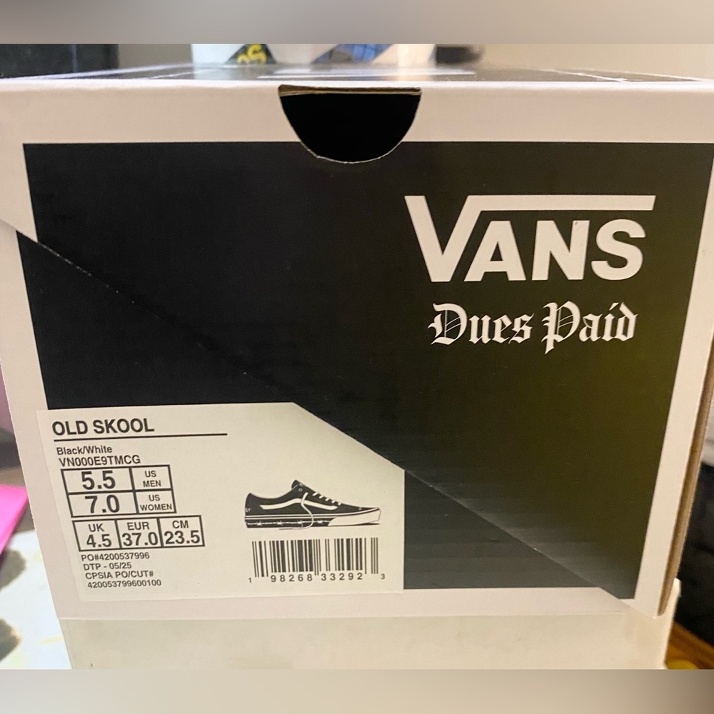 Vans x Travis Barker Old Skool "Dues Paid" (Size 7.0W 5.5M EUR37.0) - Picture 4 of 5